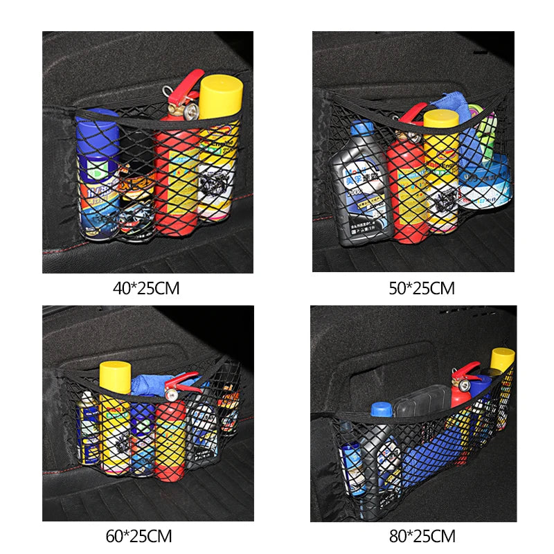 Car Trunk Mesh Organizer