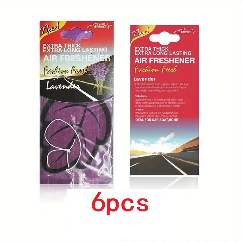 Hanging Car Air Fresheners – Multiple Scents & Pack Sizes