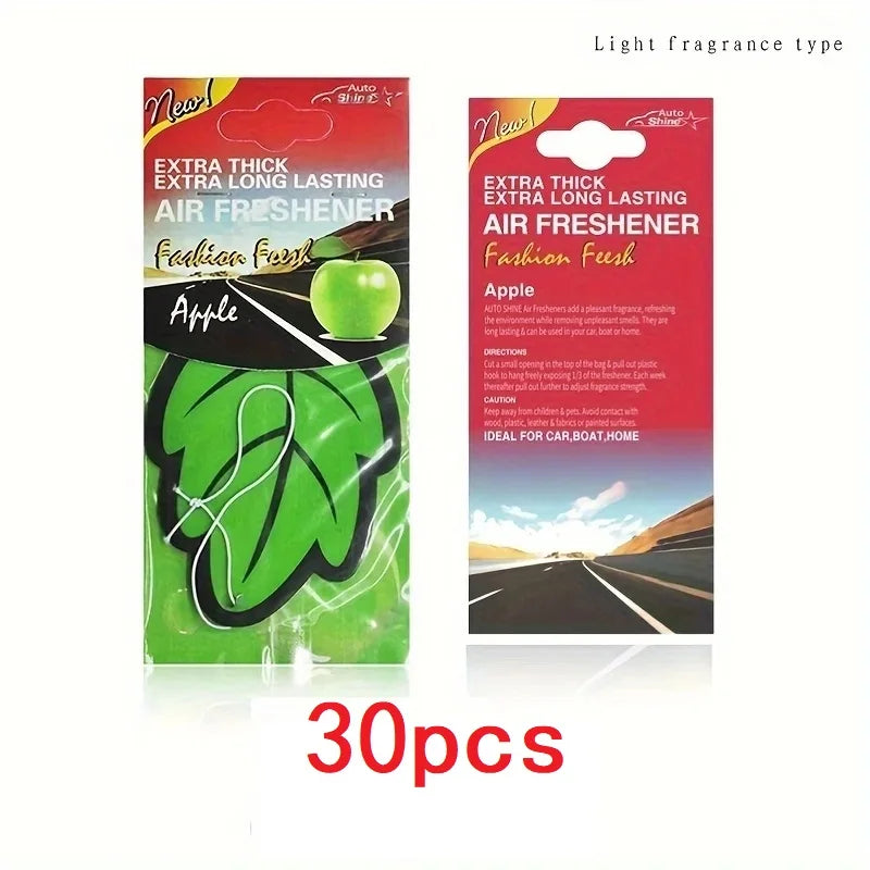 Hanging Car Air Fresheners – Multiple Scents & Pack Sizes
