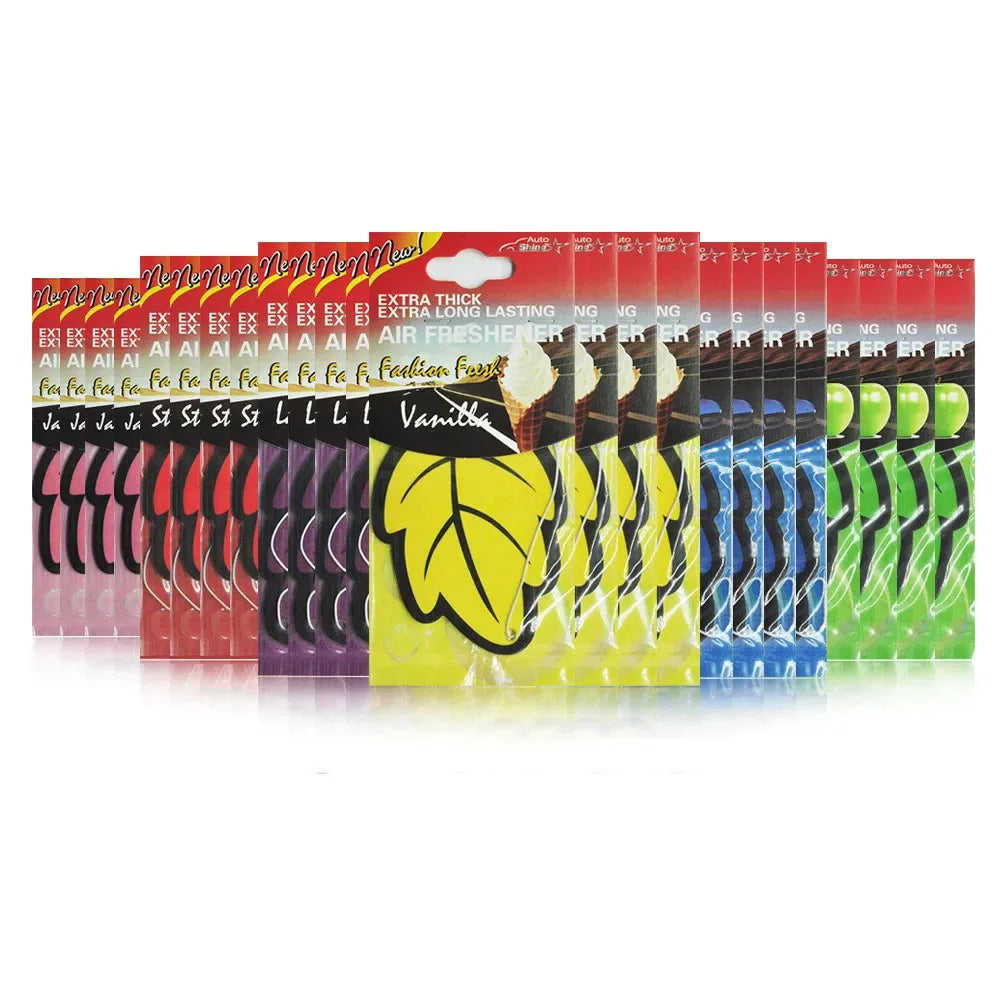 Hanging Car Air Fresheners – Multiple Scents & Pack Sizes