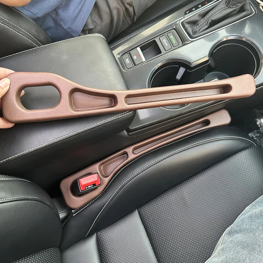 1 Pair Car Seat Gap Filler Leak Proof Crevice Storage Organizer Universal Fit Between Seats Console Auto Interior Accessories