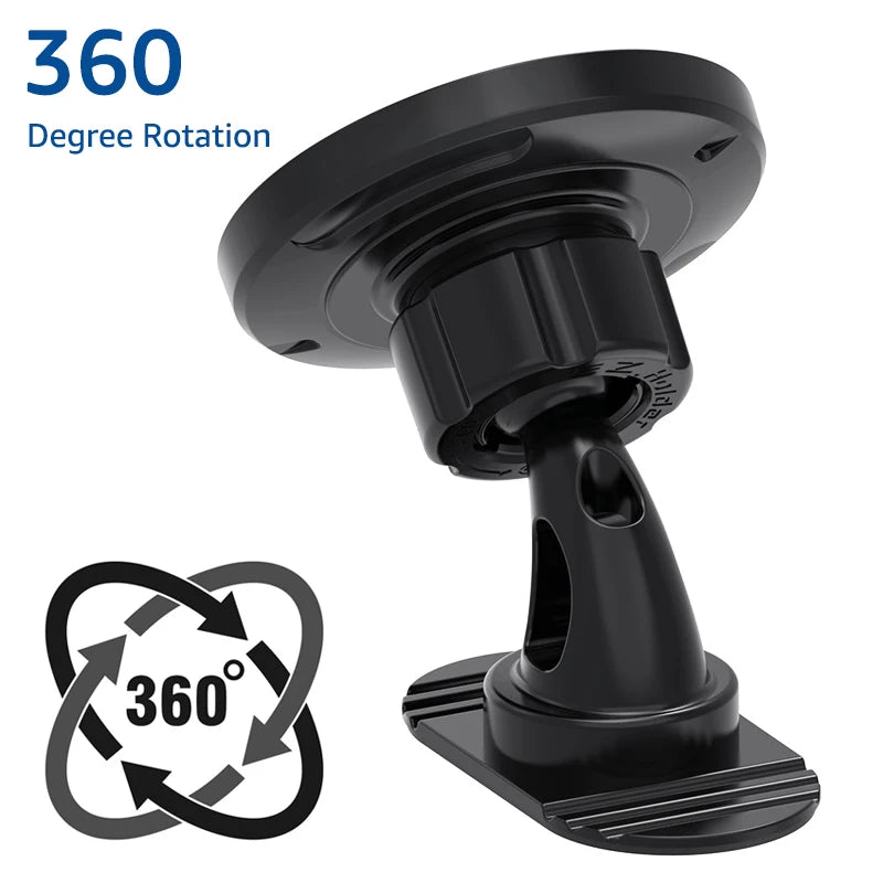 360° Magnetic Car Phone Mount – MagSafe Compatible