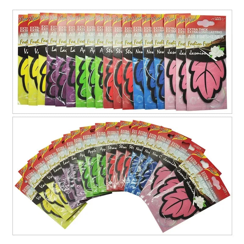 Hanging Car Air Fresheners – Multiple Scents & Pack Sizes