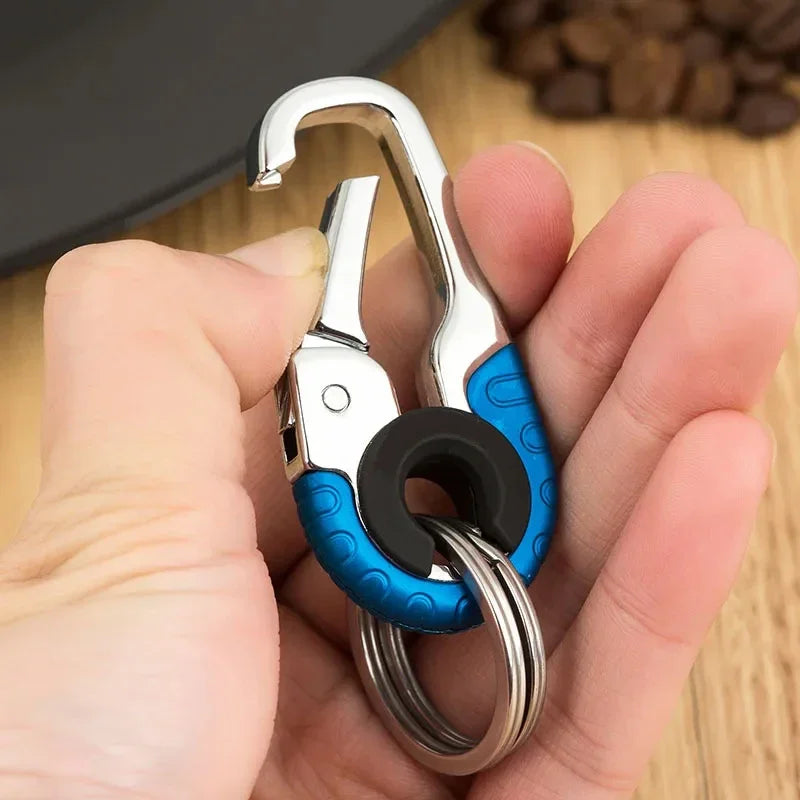 Heavy-Duty Carabiner Keychain – Quick-Clip Key Holder