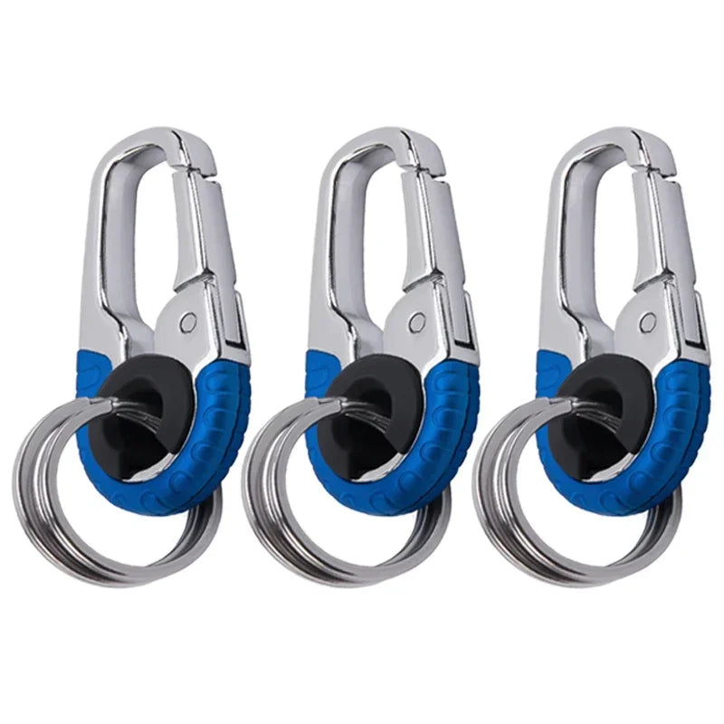 Heavy-Duty Carabiner Keychain – Quick-Clip Key Holder