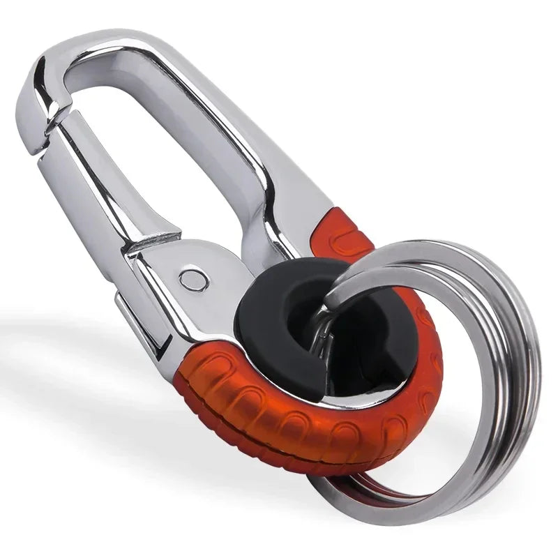 Heavy-Duty Carabiner Keychain – Quick-Clip Key Holder