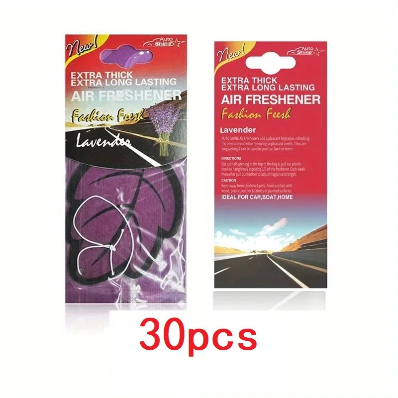 Hanging Car Air Fresheners – Multiple Scents & Pack Sizes