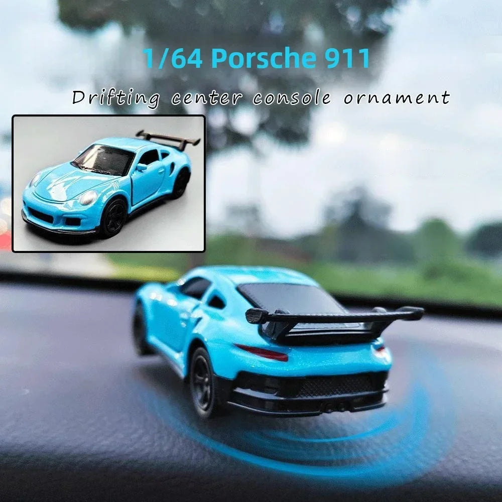 Drifting Car Dashboard Ornament – Rotating Mini Car