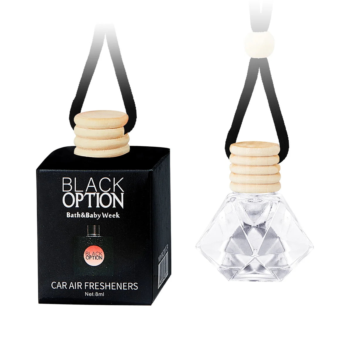 Hanging Car Perfume Bottle – Long-Lasting Interior Air Freshener