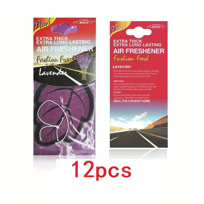 Hanging Car Air Fresheners – Multiple Scents & Pack Sizes