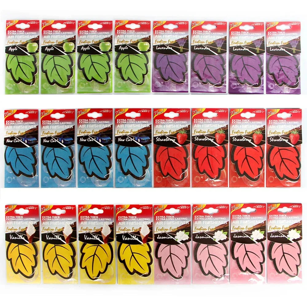 Hanging Car Air Fresheners – Multiple Scents & Pack Sizes