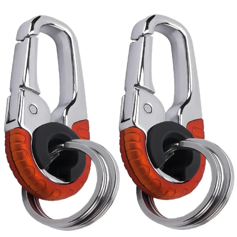 Heavy-Duty Carabiner Keychain – Quick-Clip Key Holder