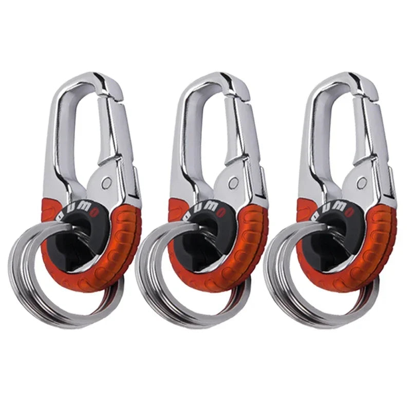 Heavy-Duty Carabiner Keychain – Quick-Clip Key Holder