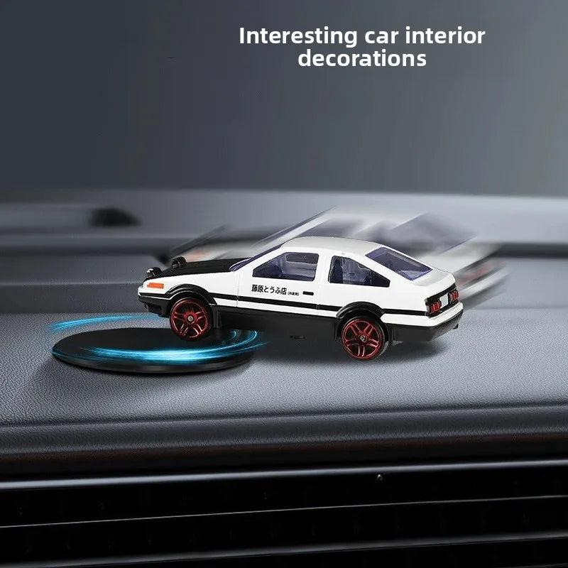 Drifting Car Dashboard Ornament – Rotating Mini Car