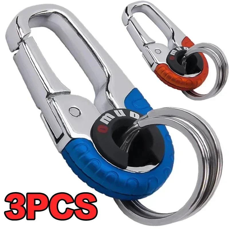Heavy-Duty Carabiner Keychain – Quick-Clip Key Holder