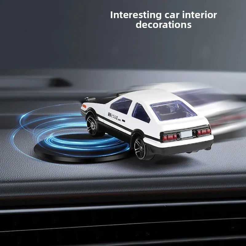 Drifting Car Dashboard Ornament – Rotating Mini Car