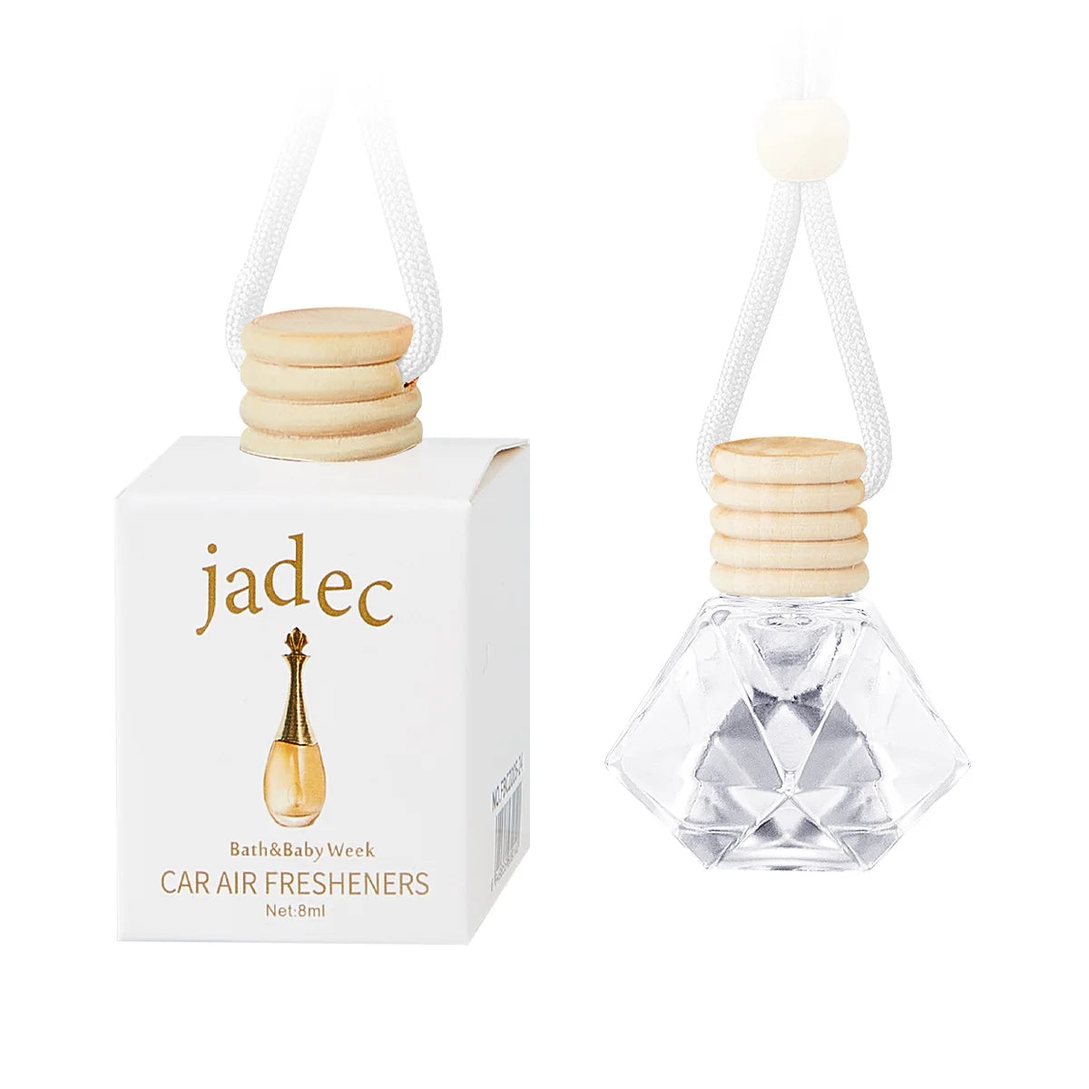 Hanging Car Perfume Bottle – Long-Lasting Interior Air Freshener
