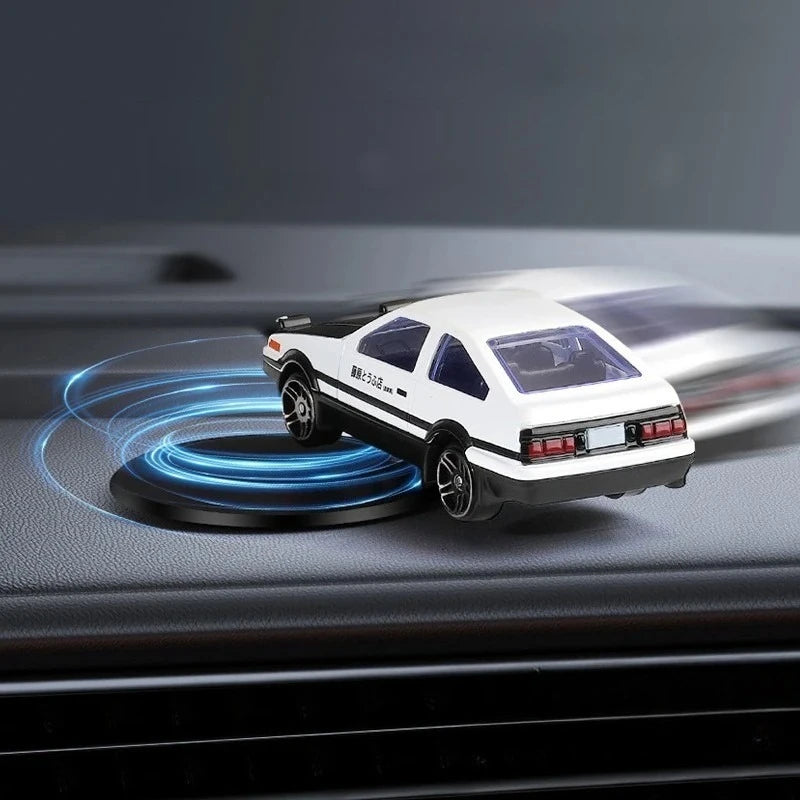 Drifting Car Dashboard Ornament – Rotating Mini Car