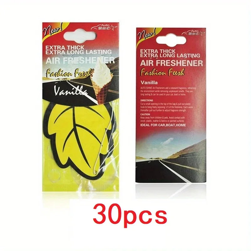 Hanging Car Air Fresheners – Multiple Scents & Pack Sizes
