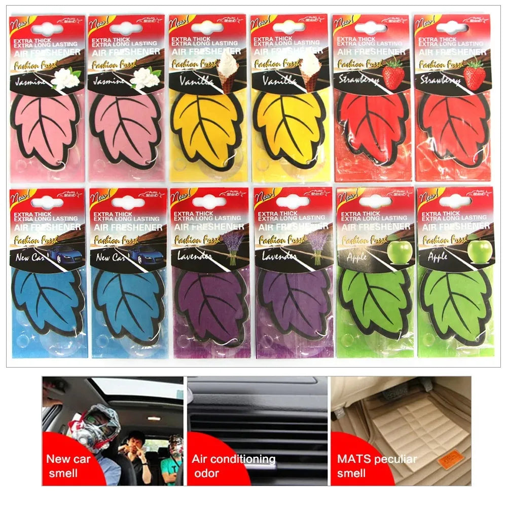 Hanging Car Air Fresheners – Multiple Scents & Pack Sizes